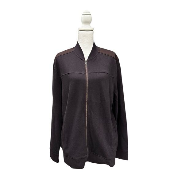 Brand New! Banana Republic Men's Zippered Bomber Jacket - Picture 5 of 5